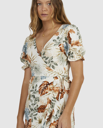 4 My Babylon - Robe portefeuille pour Femme Marron C3DR63BIP2 Billabong
