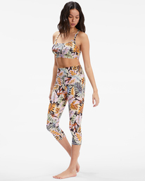 1 Paradise Crop 2022 - Surf Leggings for Women Black C3PV24BIP2 Billabong