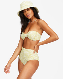 3 Little Whispers High Rise Hike - Skimpy Bikini Bottoms for Women Green C3SB39BIP2 Billabong