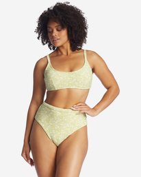 5 Little Whispers High Rise Hike - Skimpy Bikini Bottoms for Women Green C3SB39BIP2 Billabong