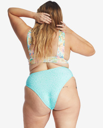 7 Sweet Tropics Rise - Reversible Skimpy Bikini Bottoms for Women Brown C3SB48BIP2 Billabong