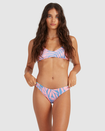 1 Mystic Beach Love Lowrider - Wendbares volles Bikiniunterteil für Frauen Braun C3SB56BIP2 Billabong