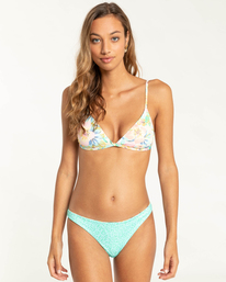 2 Sweet Tropic 2022 - Reversible Medium Coverage Bikini Bottoms for Women Brown C3SB66BIP2 Billabong