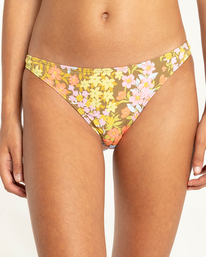 billabong, Bring On Bliss Tropic - Parte de baixo de biquíni com cobertura média para Mulher, MULTI (1220) Bring On Bliss Tropic - Medium Coverage Bikini Bottoms for Women C3SB84BIP2