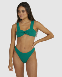 2 Terry Rib Skimpy - Bikini Bottoms for Women Green C3SB94BIP2 Billabong
