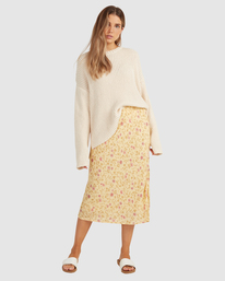 3 Sunlit 2022 - Halflange Rok voor Dames Yellow C3SK04BIP2 Billabong