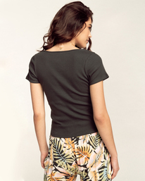 4 El Sol - T-shirt met korte mouw voor Dames  C3SS19BIP2 Billabong