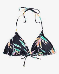 3 Sol Searcher 2022 -  Top de bikini triangular para Mujer Negro C3ST02BIP2 Billabong