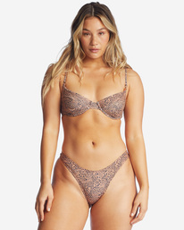 billabong, Hidden Shore Morgan 2022 - Underwired Bikini Top for Women, TOFFEE (2893) Hidden Shore Morgan 2022 - Underwired Bikini Top for Women C3ST14BIP2