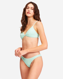 1 So Dazed Charlie - Fixed Triangle Bikini Top for Women Green C3ST16BIP2 Billabong