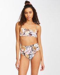2 Postcards From Paradise - Haut de bikini bralette réversible pour Femme Marron C3ST20BIP2 Billabong