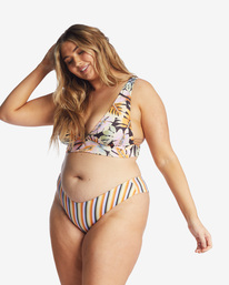 2 Postcards From Paradise - Reversible Plunge Bikini Top for Women  C3ST21BIP2 Billabong
