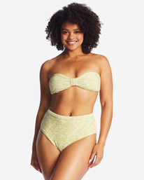 7 Little Whispers - Bandeau Bikini Top for Women Green C3ST39BIP2 Billabong