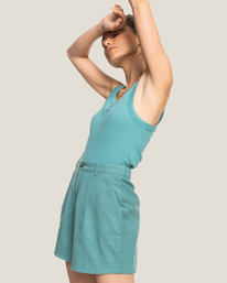 2 Lisbon - Short entallado para Mujer Azul C3WK06BIP2 Billabong