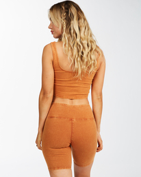 2 Biker Babe - Fahrradshorts für Frauen Braun C3WK26BIP2 Billabong