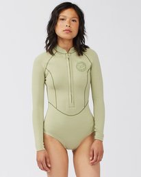 2 1mm Salty Dayz Light - Langärmliger Springsuit für Frauen Grün C41G50BIP2 Billabong