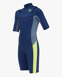 0 2/2mm Absolute - Chest Zip Short Sleeve Springsuit for Boys 8-16  C42B50BIP2 Billabong