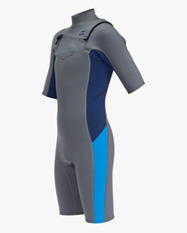 0 2/2mm Absolute - Chest Zip Short Sleeve Springsuit for Boys 8-16  C42B50BIP2 Billabong