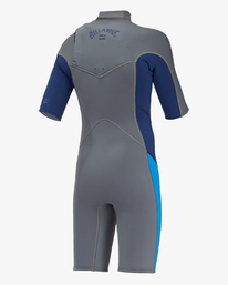 3 2/2mm Absolute - Chest Zip Short Sleeve Springsuit for Boys 8-16  C42B50BIP2 Billabong