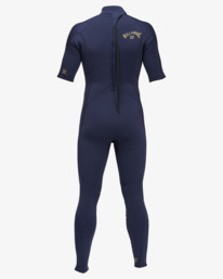 1 2/2mm Absolute - Springsuit met Korte Mouw en Achterrits voor Heren Blue C42M66BIP2 Billabong