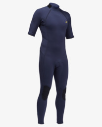 2 2/2mm Absolute - Springsuit met Korte Mouw en Achterrits voor Heren Blue C42M66BIP2 Billabong