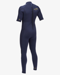 5 2/2mm Absolute - Springsuit met Korte Mouw en Achterrits voor Heren Blue C42M66BIP2 Billabong