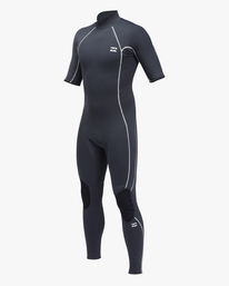 2/2mm Absolute - Back Zip Short Sleeve Springsuit for Men  C42M66BIP2