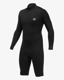 0 2/2mm Absolute Comp - Springsuit met Lang Mouw en Achterrits voor Heren Black C42M69BIP2 Billabong