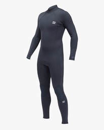 billabong, 3/2mm Absolute 2021 - Neoprenanzug mit Reißverschluss am Rücken für Männer, GRAPHITE (0579) 3/2mm Absolute 2021 - Back Zip Wetsuit for Men C43M56BIP2