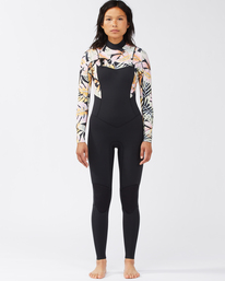 0 5/4mm Salty Dayz - Combinaison Chest Zip pour Femme Noir C45G50BIP2 Billabong