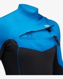 6 5/4mm Absolute 2021 - Chest Zip Wetsuit for Men Blue C45M51BIP2 Billabong