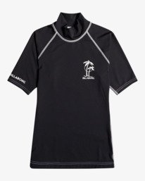 0 Logo - Short Sleeve UPF 50 Rash Vet for Women  C4GY11BIP2 Billabong
