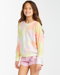 1 Painted Rainbows - Sudadera para Chicas adolescentes 8 - 14 Marron C8FL01BIP2 Billabong