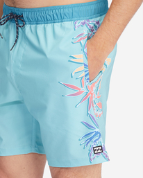 5 D Bah Layback 17" - Boardshort pour Homme Bleu D1LB15BIMU Billabong