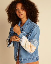 4 Wrangler Blue Jean Babe - Chaqueta Vaquera para Mujer  D3JK01BIS2 Billabong