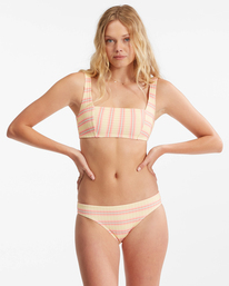 3 Sunchaser Lowrider - Bedekkend bikinibroekje voor Dames Yellow D3SB16BIS2 Billabong