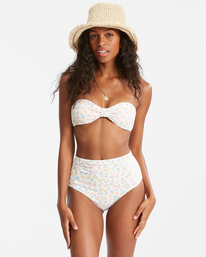 2 Ditsy Dreamin Hi Retro - Skimpy Bikini Bottoms for Women Brown D3SB47BIS2 Billabong