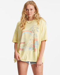 0 Waterfall - T-shirt pour Femme Blanc D3SS10BIS2 Billabong