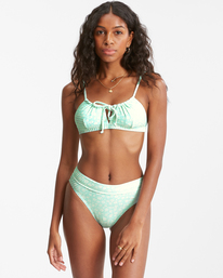 2 Crush On You Coco Bralette - Bikini Top for Women Green D3ST14BIS2 Billabong