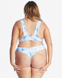 5 Bleached Blue Plunge - Top de Bikini para Mujer Azul D3ST40BIS2 Billabong