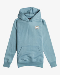 billabong, Crayon Wave - Sweat à capuche pour Garçon, WASHED BLUE (wbl) CRAYON WAVE PO EBBSF00110