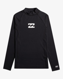 billabong, Waves All Day - Langärmliger Rashguard mit UPF 50 für Jungen 8-16, BLACK (blk) Waves All Day - Long Sleeve UPF 50 Rash Vest for Boys 8-16 EBBWR00100