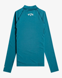 1 Arch - Rash Vest UPF 50 a Maniche Lunghe da Ragazzo 8-16 Blue EBBWR00102 Billabong