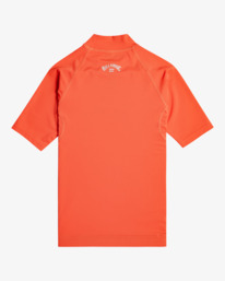 1 Arch - Kurzarm-Rashguard für Jungen 8-16 Orange EBBWR00103 Billabong
