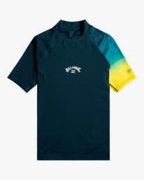 billabong, Fading Cutback - Rash vest a maniche corte da Ragazzo 8-16, NAVY (nvy) Fading Cutback - Short Sleeve Rash Vest for Boys 8-16 EBBWR00104