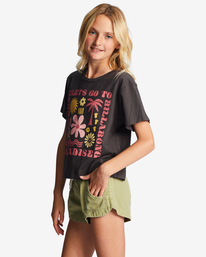 1 Let Go To Paradise - Boxy T-Shirt for Girls 4-16  EBGZT00108 Billabong