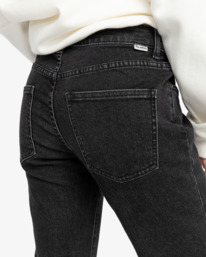 4 Get Low Denim - Broek met wijde pijpen voor Dames Black EBJDP03000 Billabong