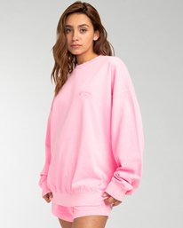 3 Ride In - Sweatshirt für Frauen Rosa EBJFT00108 Billabong