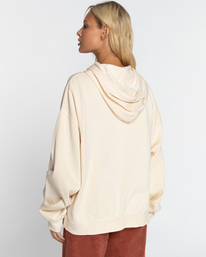 2 Keep Ridin - Sweat à capuche oversize pour Femme Blanc EBJFT00115 Billabong
