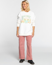 1 Ride In - Haut manches longues oversize pour Femme Blanc EBJFT00119 Billabong